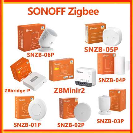 SONOFF Zigbee系列传感器SNZB-06P SNZB-01P SNZB-02P ZBminir2