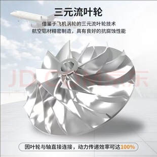 永磁变频风机增氧机养殖无油真空泵吸吹鼓风机7.5KW磁悬浮风机