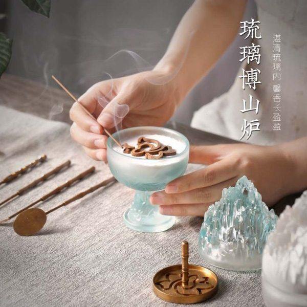 厂家直售博山琉璃炉颜值陶瓷炉盘香炉打香篆炉香薰炉熏香炉,家居饰品,香薰炉,淘宝优惠券,粉丝福利购,淘宝优惠卷