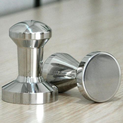 实心一体成型不锈钢压粉器 咖啡机填压器 压棒粉锤 49/51/57.5mm