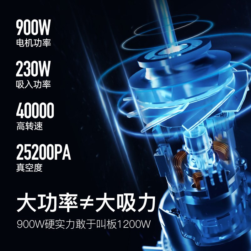 松下吸尘器家用小型卧式有线 线大吸力强力大功率多功能沙发地毯