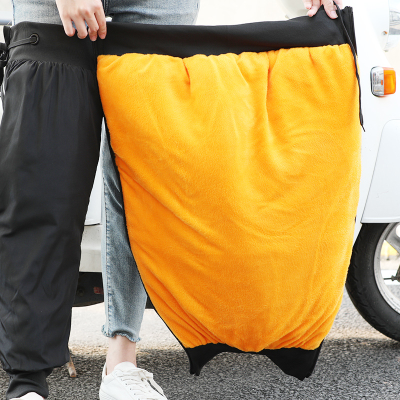 骑车护膝冬季女膝盖保暖电瓶摩托车骑行挡风防水防风电动车护腿男