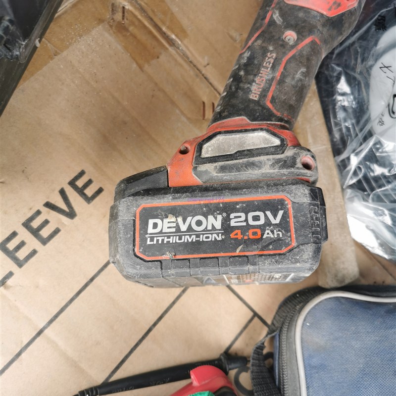 DEVON 大有 20V手电钻电动扳手角磨机电锤电池包 座充 充电器