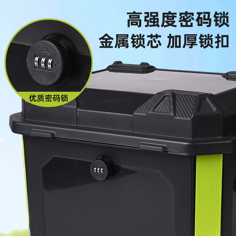 62L九号电动车通用后备箱大容量防水小牛尾箱踏板车外卖箱