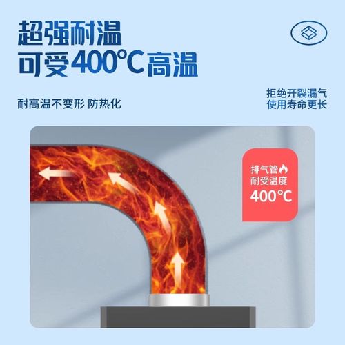 油烟机排烟管厨房烟囱不锈钢排烟管道卫生间排气管家用软管排风管