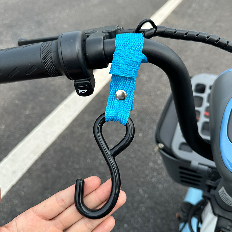 电动车挂钩前置通用电瓶自行车挂物钩头盔外卖万能挂扣