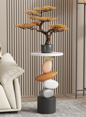 现代简约边几设计感客厅卧室床头电视柜桌柜茶几摆件艺术装饰品