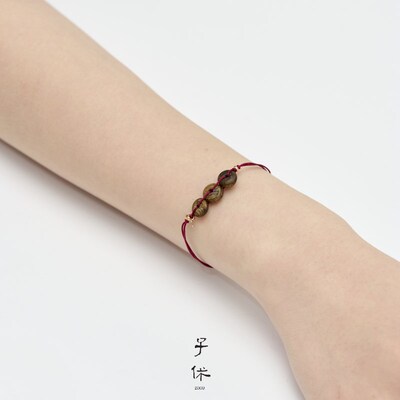 ZIXIU子休沉香 开门红 编绳款/细绳款手链  红绳女生情侣款