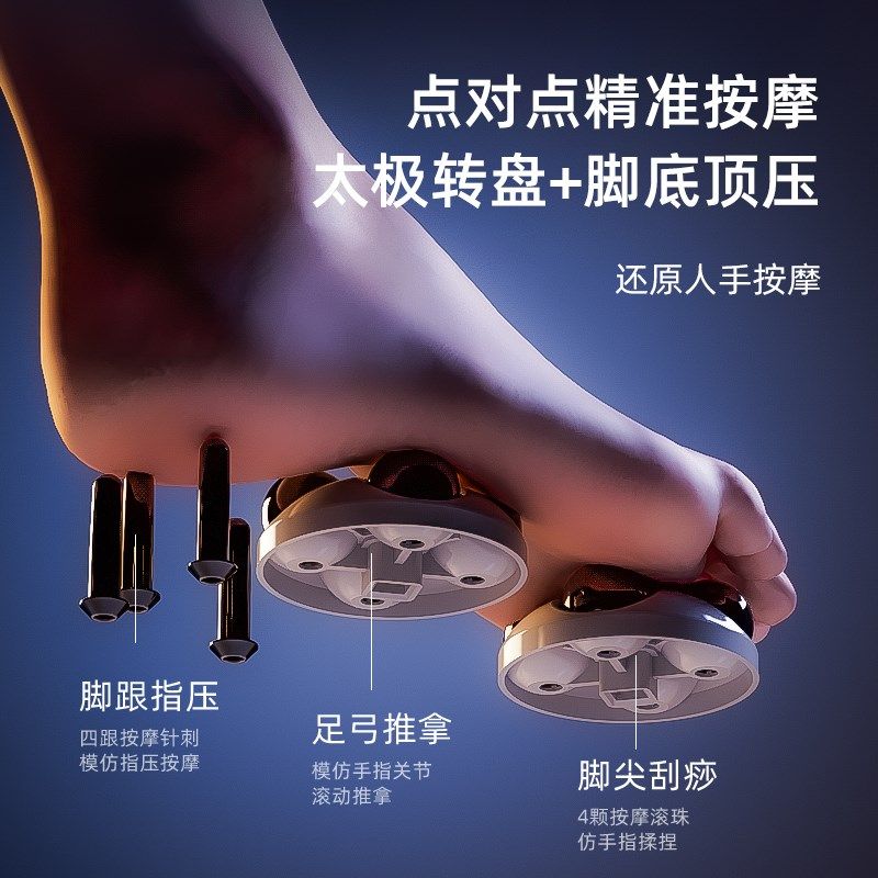 凯诗捷泡脚桶全自动电动按摩足浴盆加热家用恒温足疗洗脚盆足浴器