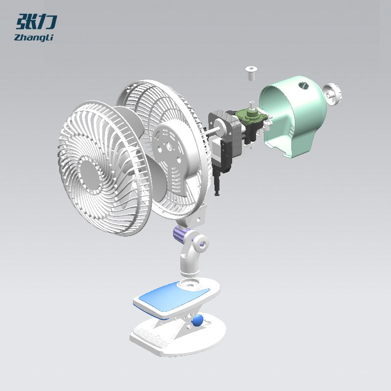 迷你电风扇202l5新款家用静音小型桌面台式宿舍床上学生车载夹扇