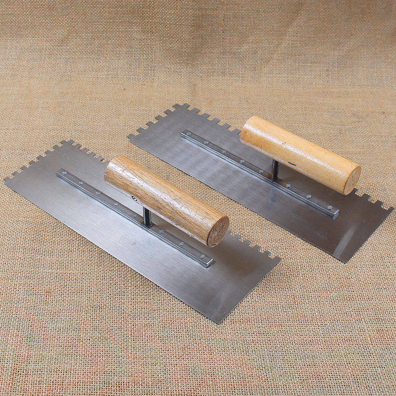 马赛克施工填缝专用工具方齿铁板锯齿G型抹灰刀镘刀方齿抹刀抹泥