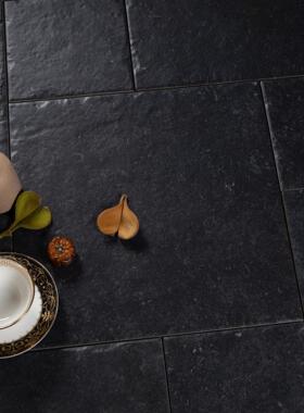 黑色古堡砖莱姆石瓷砖民宿酒店饭厅彷古地砖别墅庭院户外防滑砖