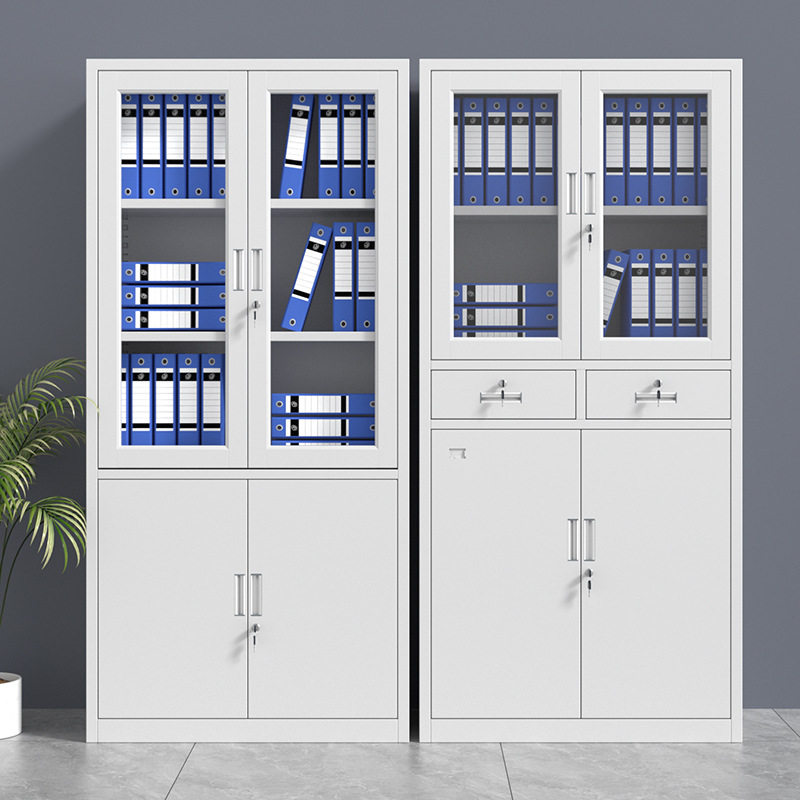 钢制文件柜财务凭证资料柜办公室档案柜铁皮书柜员工储物更衣柜,商业/办公家具,文件柜,淘宝优惠券,粉丝福利购,淘宝优惠卷