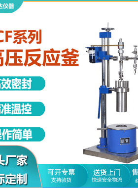 CJF/FCF系列304 316不锈钢高温高压反应釜实验室电加热搅拌反应釜