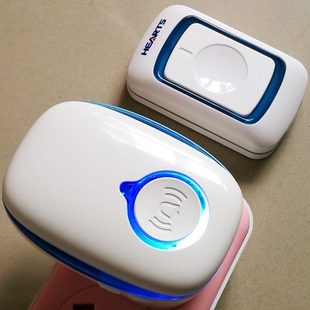 弘顺门铃无线家用超远距离门钤呼叫铃门玲防水一拖二一拖三