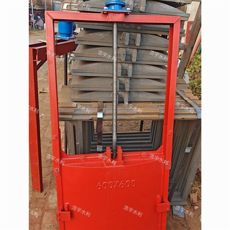 铸铁闸门机闸一体铸铁水渠闸门河道启G闭机手动一体式闸门厂家定