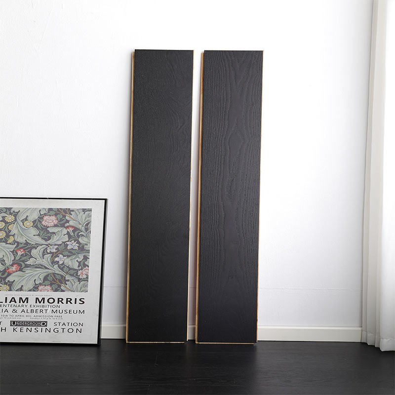 现货供应油漆面 实木地板纯三层木地板H 柚木木地板多层家装木地