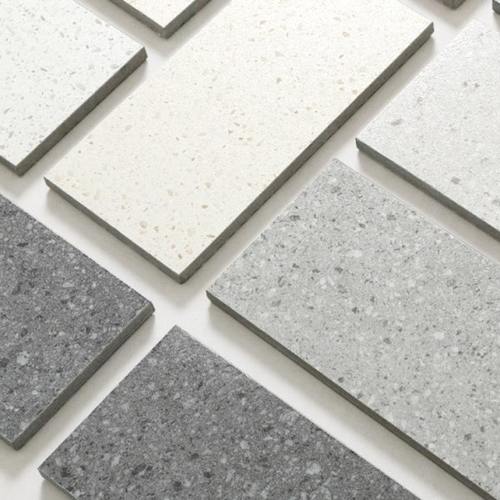 半抛面糖果釉米白色水磨石瓷砖 客厅餐厅卫生间连锁店铺地砖墙砖