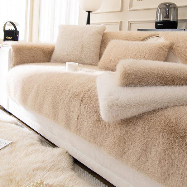 沙发垫冬季加厚毛绒坐垫防滑高级感沙发套罩2023新款盖布法式轻奢,居家布艺,沙发垫,淘宝优惠券,粉丝福利购,淘宝优惠卷