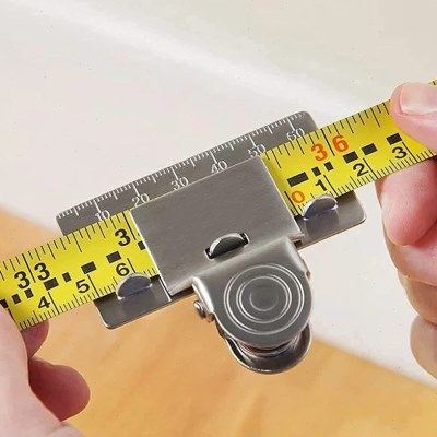 速发木工工具水平尺测量夹卷尺卷边夹量尺固定夹测量工具定位直角,五金/工具,水平尺,淘宝优惠券,粉丝福利购,淘宝优惠卷