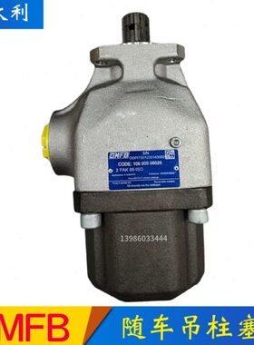 意大利OMFB随车吊环卫钩臂车垃圾车柱塞泵2PAK60 50 70 80 100