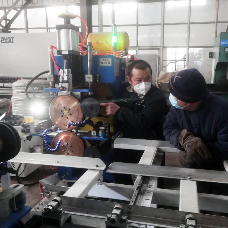 不锈钢板换热片变频滚焊机交流中频逆变电阻缝焊机铁油箱焊接设备