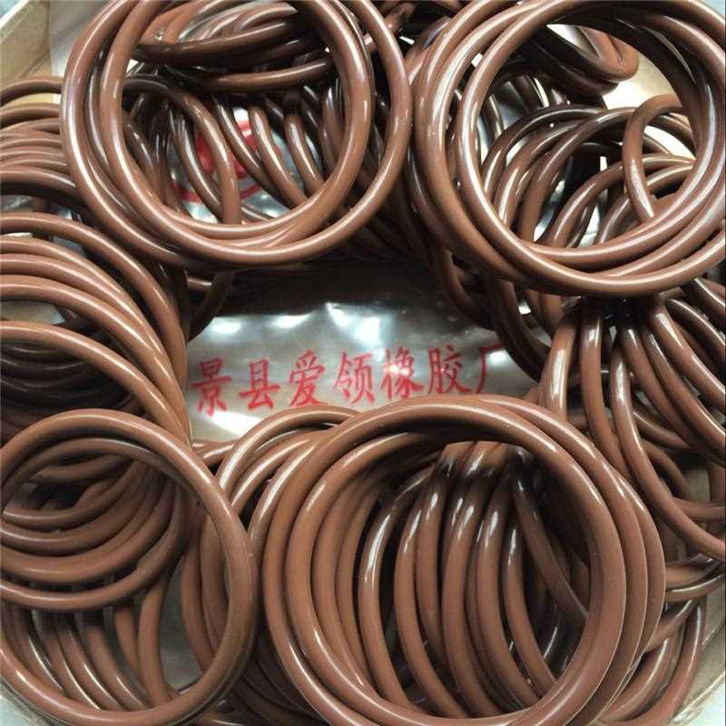 氟胶O型圈50/55/60/65/70*6MM耐高温耐酸碱密封圈 氟胶圈 棕色