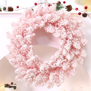 圣诞节装饰品门挂装扮花环小桌面圣诞树摆件装饰diy场景氛围布置