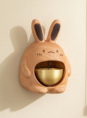 兔子门铃乔迁新居礼品开业搬家暖房礼物入户门装饰玄关客厅小摆件