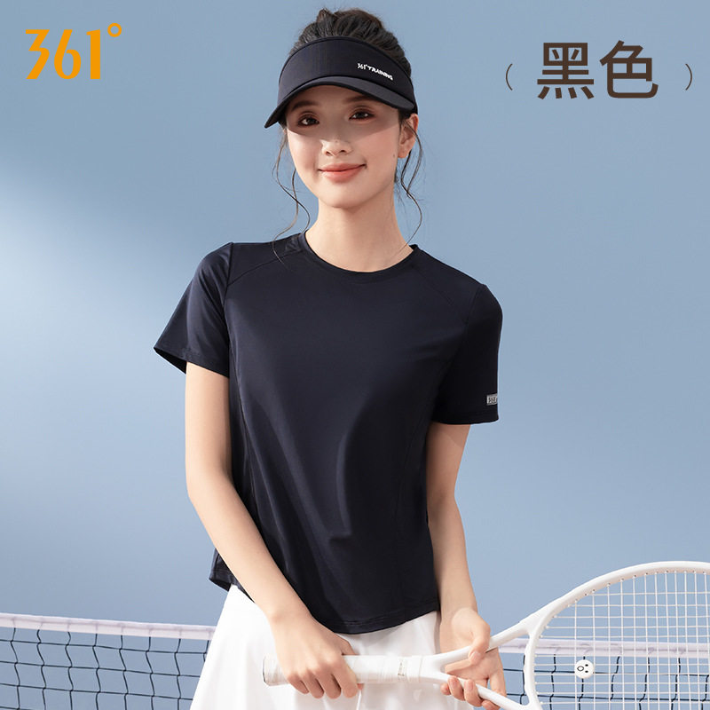 361°冲孔速干透气女士瑜伽T恤
