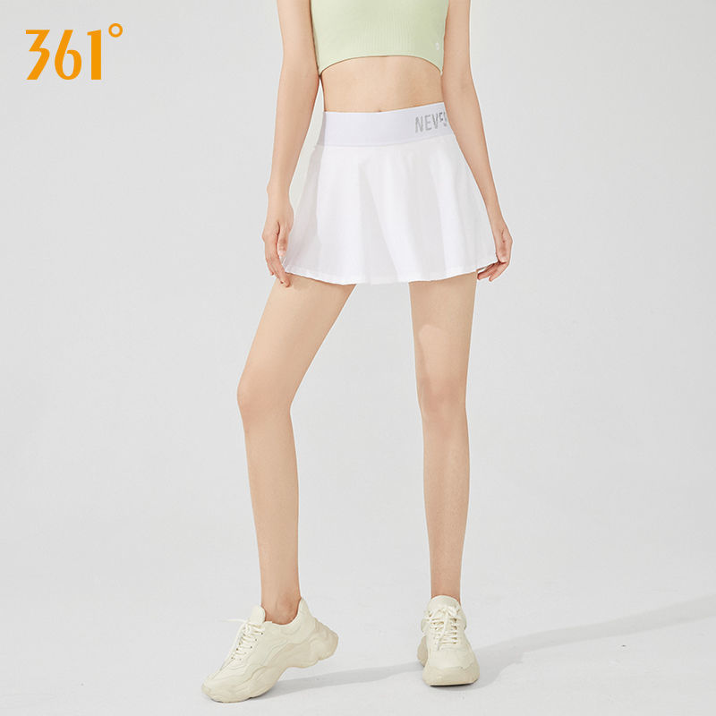 361防走光假两件羽毛球健身短裙