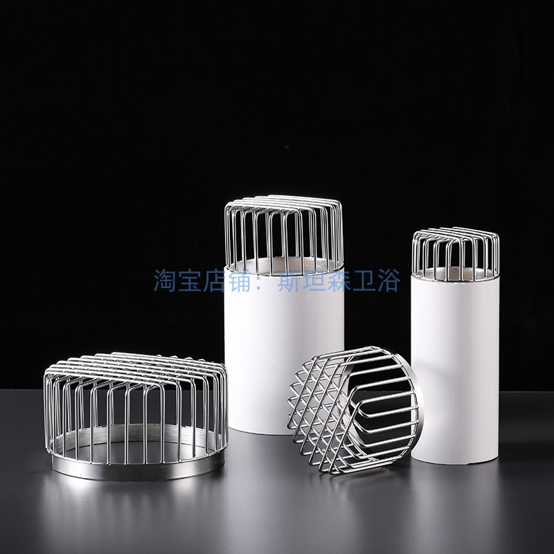 天台地漏110管排水口过滤网不锈钢雨水斗防堵P罩天沟下水道防树叶