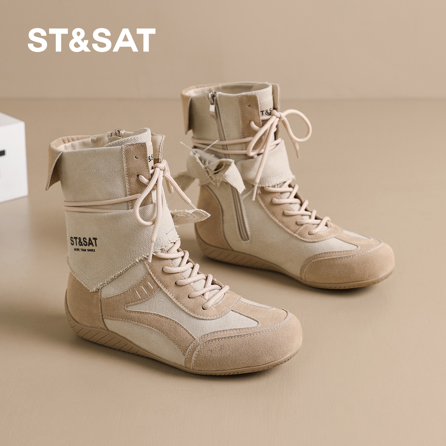 星期六官方旗舰店马丁靴女