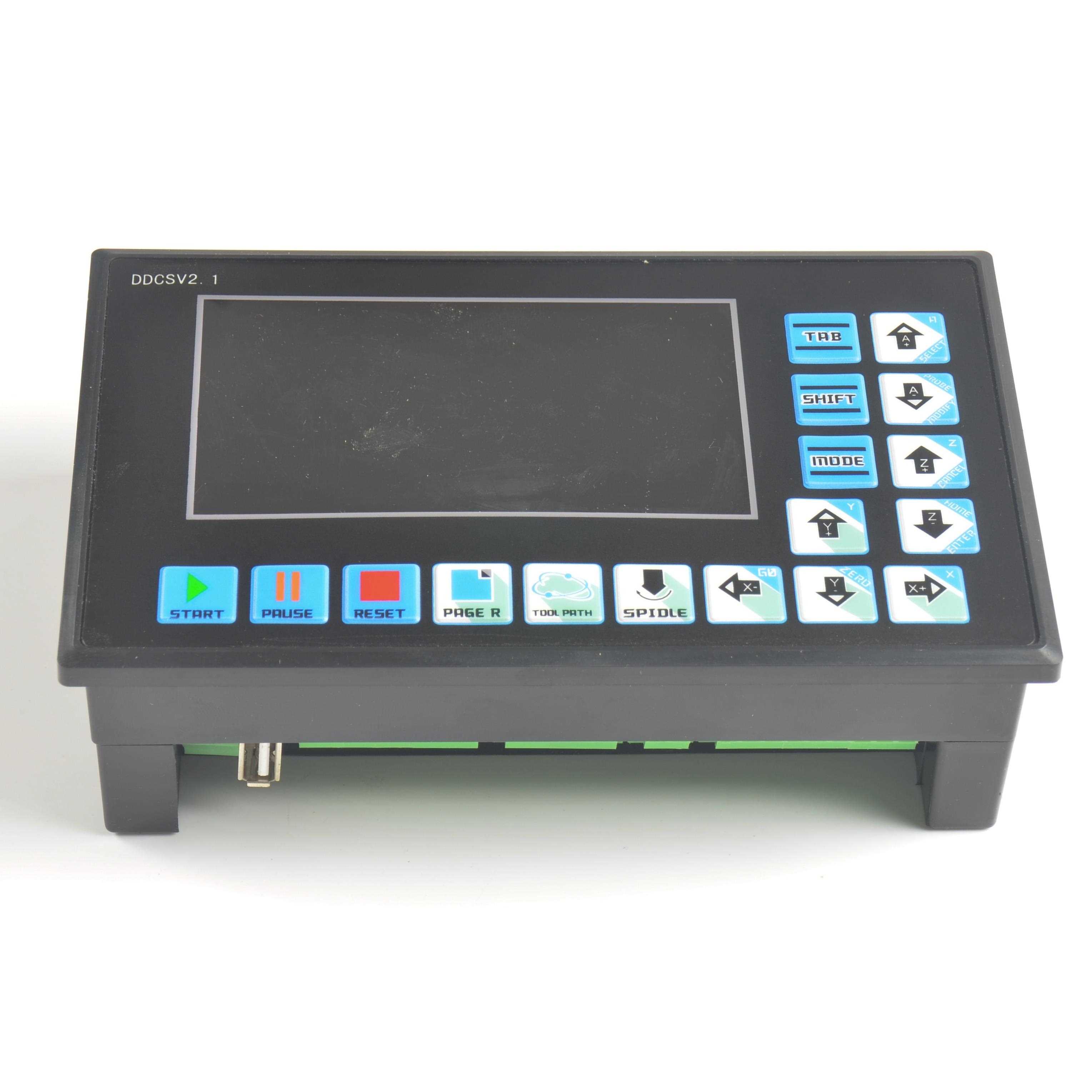 DDCSV2.1雕刻机CNC3轴4轴脱机控制器数控系统步进伺服代MACH3维宏