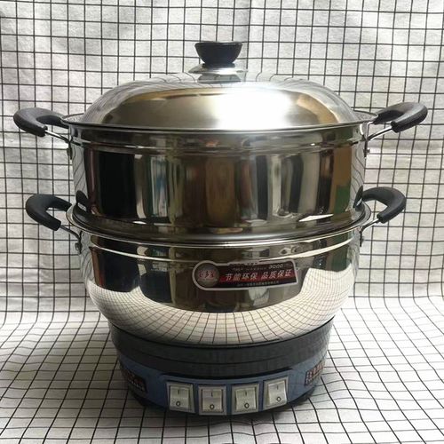 圣多星七代多功能电热锅/电蒸锅电炒锅28cm-30cm-32cm-34cm多用锅