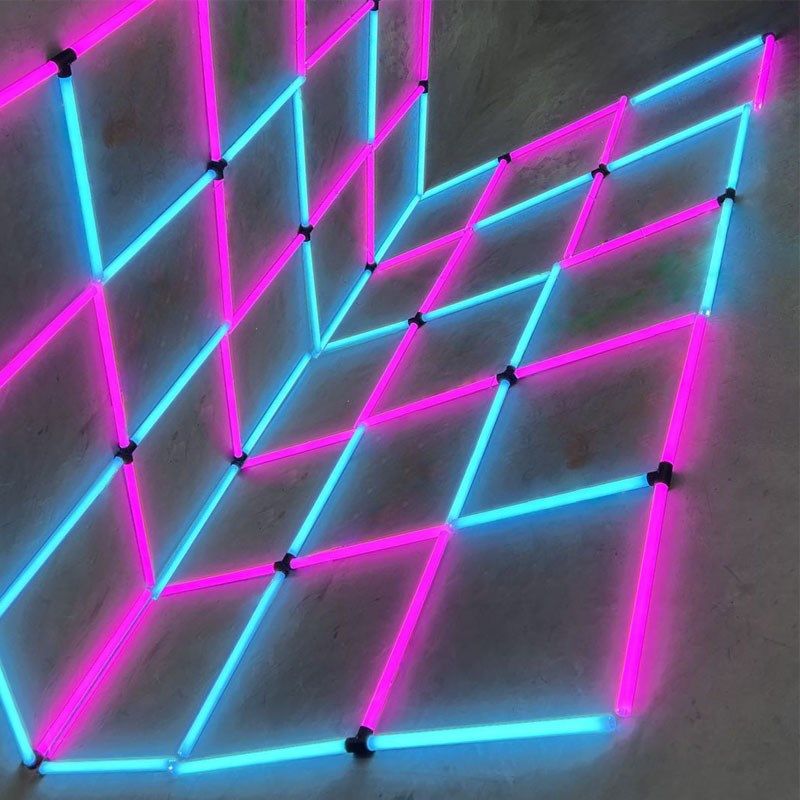 平面造型拼接T8LED灯管简约方格吸顶灯吊灯服装店健身房商场用灯,家装灯饰光源,LED灯管,淘宝优惠券,粉丝福利购,淘宝优惠卷