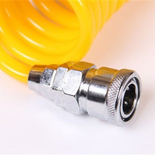 尤利特车载充气泵气管汽车打气泵伸缩延长管轮胎加气弹簧连接3035