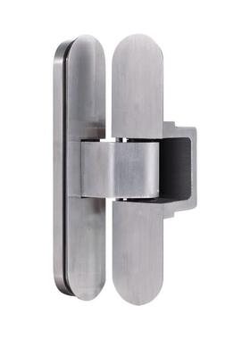 WJ203BT304不锈钢隐藏式暗装房门静音十字门铰链合页二维可调