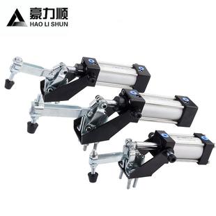 垂直式 305E 推拉式 12130 气动快速夹钳 水平HS 气缸夹具