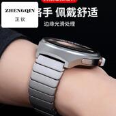 适用华为gt3pro表带watch4pro钛金属gt5新款 gt2保时捷gt4不锈钢非