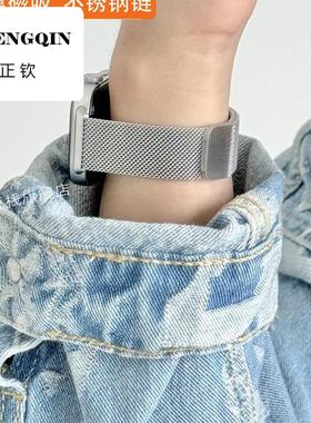 适用华为手表fit3表带专用替换watchfit3智能运动手环watchfit2金