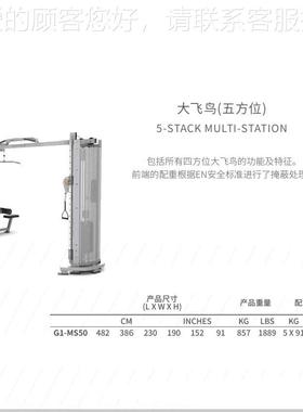 MATRIX20240422综器合训练器五人站G1S-M50功能力多量训练器健身