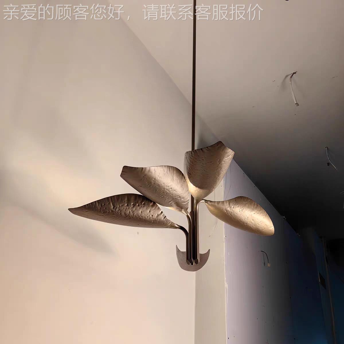设计师民宿创意芭子吊灯别餐厅955墅蕉客厅卧室商场展厅异形灯叶