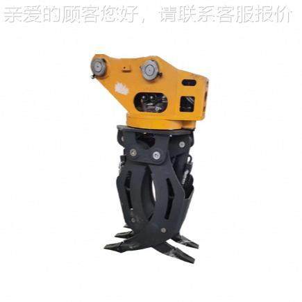 厂现抓木器液货压家夹缸360°旋转单双夹木抓石抓铁YXH抓甘蔗高粱
