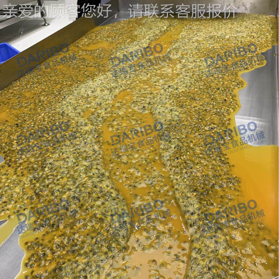 百A黄金果鸡蛋果DRB-BZ50挤压榨汁机 设整条香果清洗榨汁取汁计可
