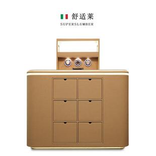 意式轻奢衣帽间中岛柜设计师珠宝柜高端储物展示柜家用落地首饰柜