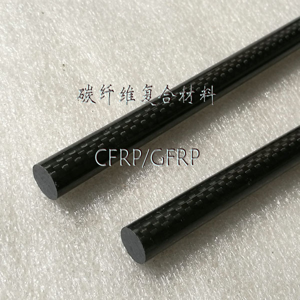 3K实心碳纤维棒4 5 6 8 10 11mm 包3K布碳纤维实心棒 碳纤维杆圆