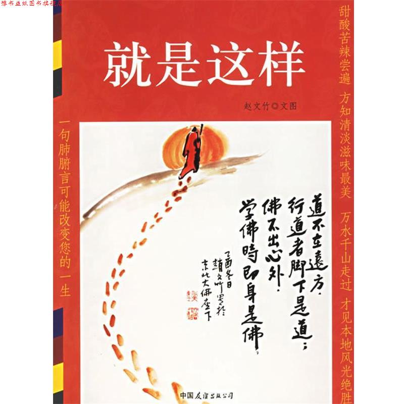 【正版书】 就是这样 赵文竹 著 中国友谊出版公司