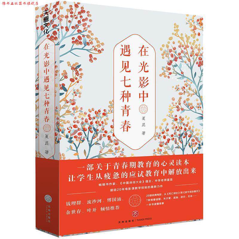 【正版书】 在光影中遇见七种青春 夏昆 天地出版社