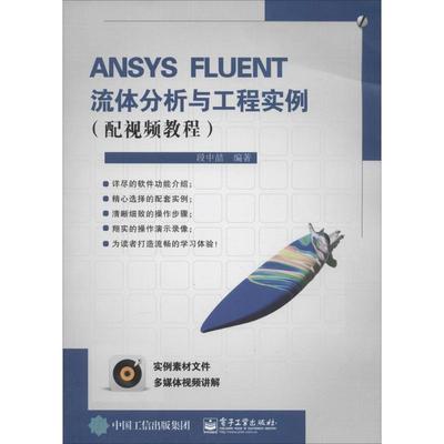 【正版书】 ANSYS FLUENT流体分析与工程实例 段中喆 电子工业出版社